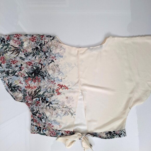 Zara Flowy Floral Top - Picture 6 of 9